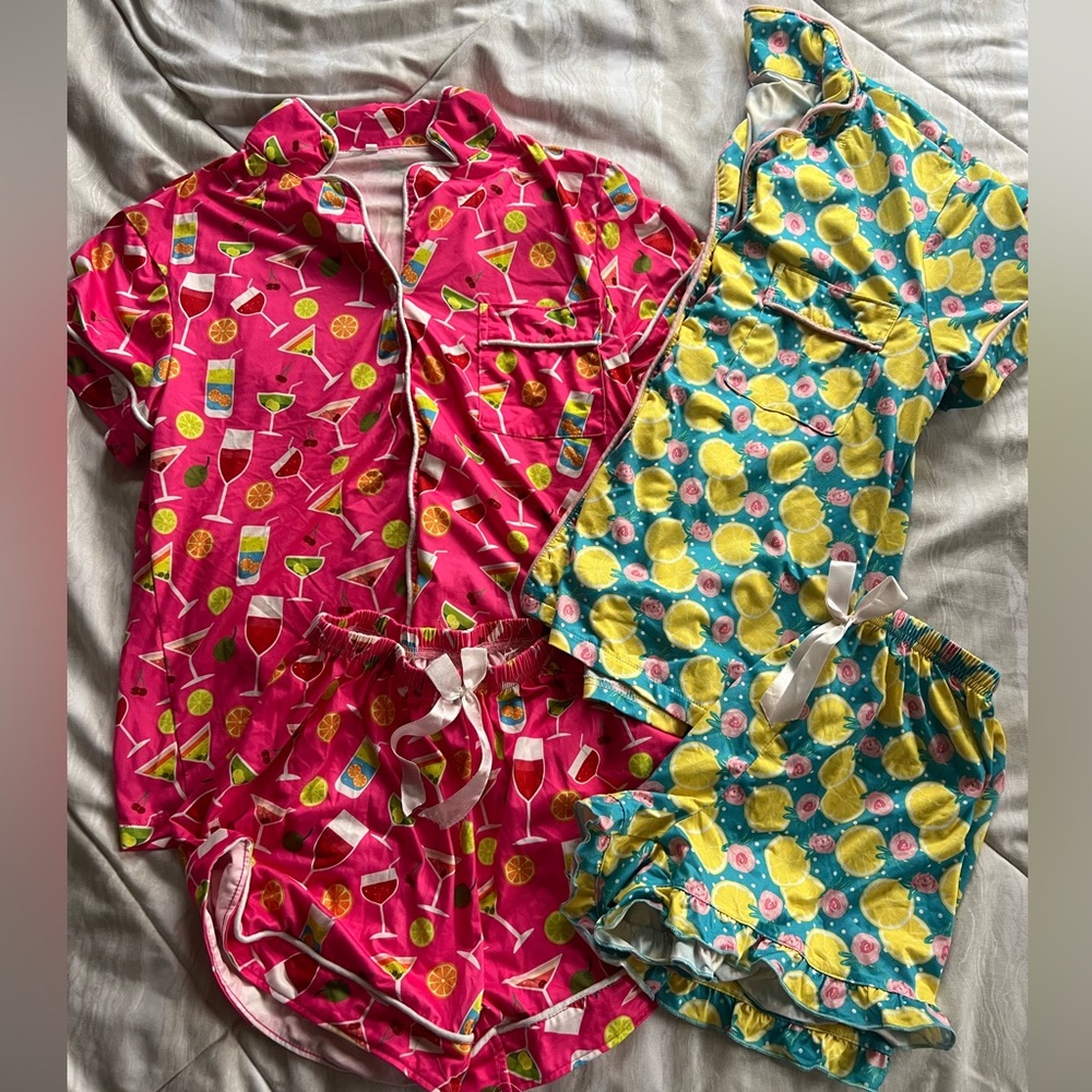 2 pajama sets